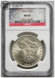 USA, 1 dolar 1884 O, NGC MS63, #DK