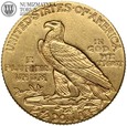 USA, 2,5 dolara, Indianin, 1915, złoto
