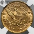 USA, 5 dolarów 1894, Liberty, złoto, NGC MS62