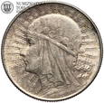 II RP, 5 złotych 1934, Głowa Kobiety