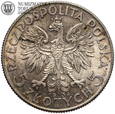 II RP, 5 złotych 1934, Głowa Kobiety