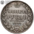 Rosja, Mikołaj I, rubel 1849, św. Jerzy bez płaszcza