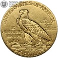 USA, 2,5 dolara, Indianin, 1910, złoto
