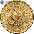 USA, 5 dolarów, 1894 rok, złoto