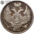 Zabór Rosyjski, 15 kopiejek / 1 złoty, 1836 rok, MW