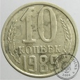 ZSRR, 10 kopiejek, 1989 rok