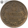 Guernsey, 8 doubles 1920, st. 3+, #DW