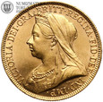 Anglia, Wiktoria, 2 funty 1893, złoto