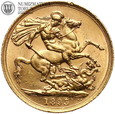 Anglia, Wiktoria, 2 funty 1893, złoto