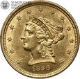 USA, 2,5 dolara, Liberty, 1856 rok, złoto