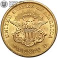 USA, 20 dolarów 1861, Liberty, złoto