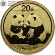 Chiny, 20 yuan, Panda, 2009 rok