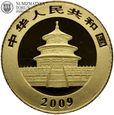 Chiny, 20 yuan, Panda, 2009 rok