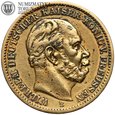 Prusy, 20 marek 1877 B, złoto