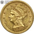 USA, 2,5 dolara, Liberty, 1854 rok, złoto