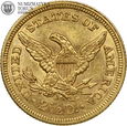 USA, 2,5 dolara, Liberty, 1854 rok, złoto