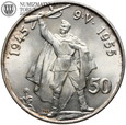 Czechosłowacja, 50 koron 1955, 10 lat niepodległości