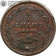 Szwecja, 1/6 skilling, 1836 rok