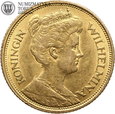 Holandia, 5 guldenów, 1912 rok, złoto