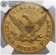 USA, 5 dolarów 1846, Liberty, złoto