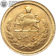 Iran, 1/4 pahlavi, AH1354 (1975), złoto