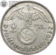 Niemcy, 2 marki 1937 G, Hindenburg, st. 2-, #G5
