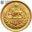 Iran, 1/2 pahlavi, SH1339 (1960), złoto