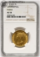 Włochy, Parma, 40 lirów, 1815 rok, NGC AU58
