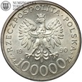 III RP, 100000 złotych, Solidarność, 1990 rok, Typ C