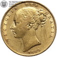 Anglia, Wiktoria, suweren 1863, złoto