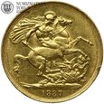 Anglia, 2 funty, 1897 rok, złoto