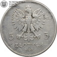 II RP, 5 złotych, Sztandar, 1930 rok, #KJ