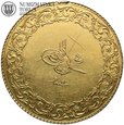 Turcja, 250 kurush, AH1327/5 (1911), złoto