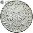II RP, 5 złotych 1936, Żaglowiec