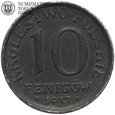 Królestwo Polskie, 10 fenigów, 1917 rok, blisko obrzeża