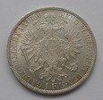 1 Floren 1860r. A - Austria - Cesarz Franciszek Józef - Stan 1/-1