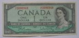 1 Dolar 1954r. - Kanada - Sygnatura Beattie i Rasminsky