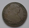 8 Reali 1802r. F.T. - Meksyk - Karol IV
