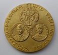 Medal Papież Jan Paweł II  1987r. Watykan - Rzadki