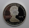 10 DOLLARS 1978r. - DOMINIKA – WYBITO 3450 szt. 