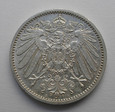 1 Marka 1914r. A - Niemcy/Kaiserreich - Mennicze lustro