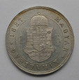 1 Forint 1887r. - Austro/Węgry - Cesarz Franciszek Józef