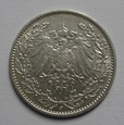 Niemcy - 1/2 Marki 1913r. J  - Kaiserreich