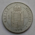 1 Forint 1878r. - Austro/Węgry - Cesarz Franciszek Józef