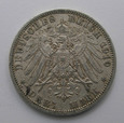 3 marki 1910r. A - Niemcy/Prusy - Wilhelm II (1888- 1918)
