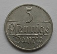 5 Fenigów 1923r. - Wolne Miasto Gdańsk