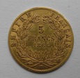 5 Franków 1866r. BB - Francja - Napoleon III