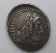 AR-Denar 85 p.n.e. - Republika Rzymska - Mn. Fonteius C.F.