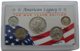 Zestaw monet USA wybitych podczas II Wojny Światowej (5 szt.)
