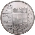 Holandia, 10 guldenów 1994, Beatrix, st 2, 5 szt, junk silver